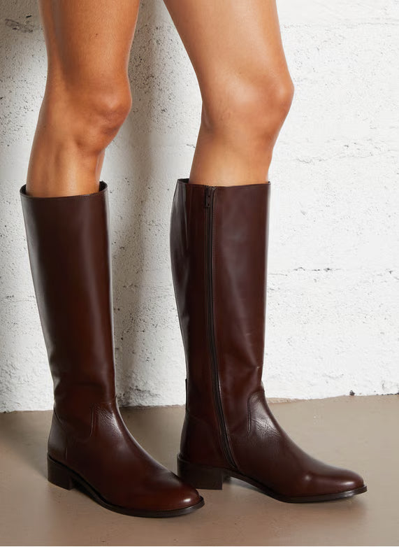 Bocage Ary leather boots - Brown – VIENNE