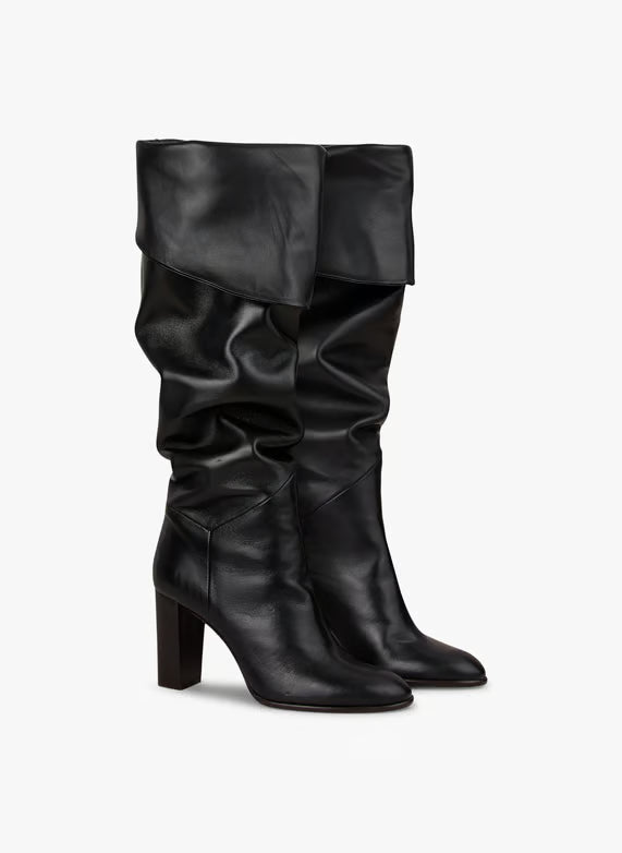 Ary leather boots - Black – HIGH CIRY