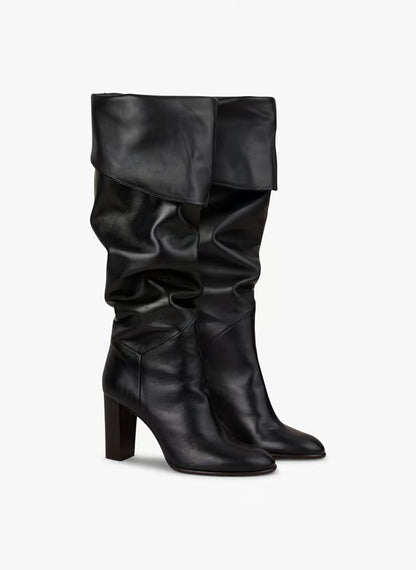 Ary leather boots - Black – HIGH CIRY