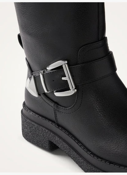 Biker boots - Black – LOUNA
