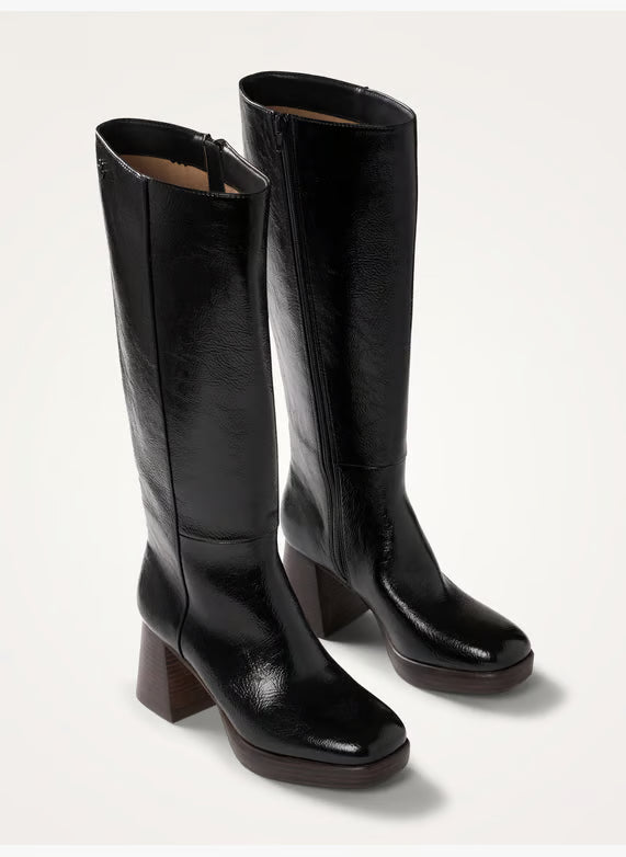 PLATFORM HEEL BOOTS NOIR VANESSA WU - WOMEN | Place des Tendances