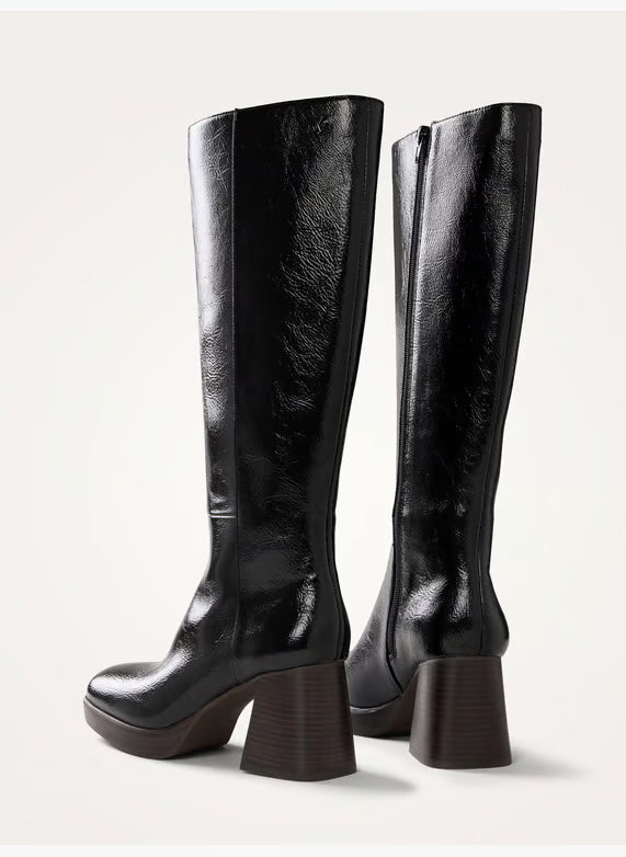 PLATFORM HEEL BOOTS NOIR VANESSA WU - WOMEN | Place des Tendances