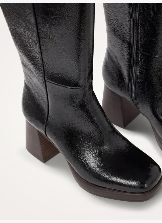 PLATFORM HEEL BOOTS NOIR VANESSA WU - WOMEN | Place des Tendances